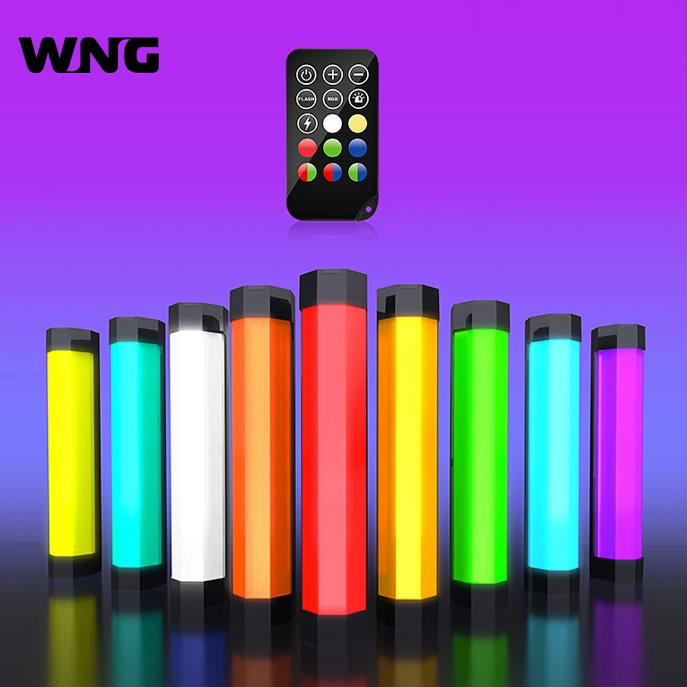 Tubo de Luz Suave à Prova Preenchimento na Lâmpada Luz de Vídeo Dwaterproof Água Portátil Handheld Vara 4 Cena Efeitos Iluminação Fotografia Led Rgb