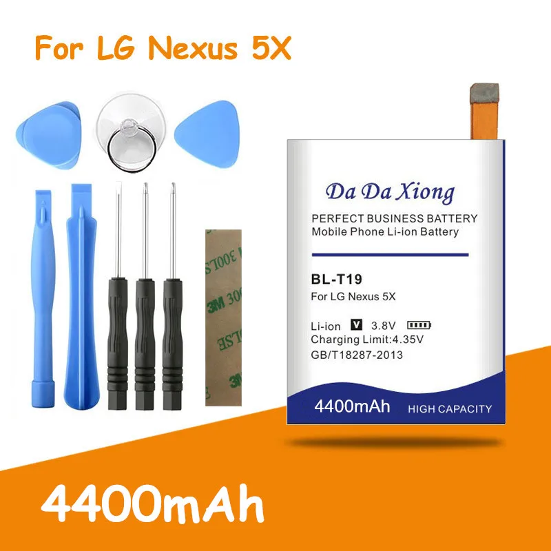 Бесплатная доставка 4400 мА/ч BL T19 BLT19 Батарея для LG Nexus 5X H790 H791 H798 Замена