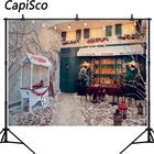 Фон для фотографий Capisco, зимний, Рождественский, снежный, праздничный фон для детской портретной фотобудки, баннер, реквизит для фотостудии