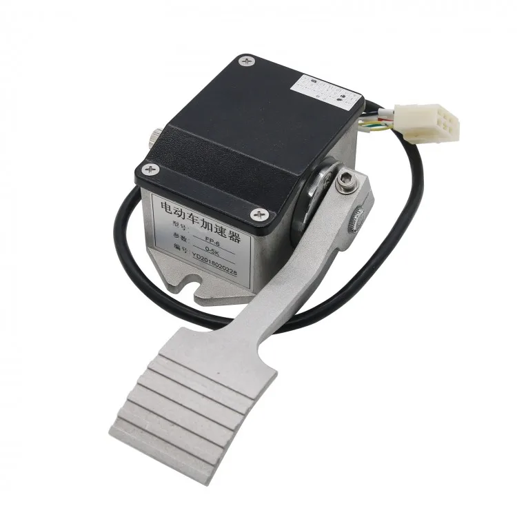 

Throttle FP-6 Style 0-5K Foot Throttle for Curtis EV Potentiometer Type 0-5 Ohm with 7 Cables Plug