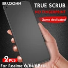 Защитное стекло для OPPO Realme 6, 6i, 6Pro, 2 шт.лот, матовое, закаленное