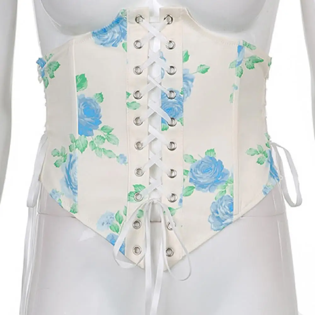 

Wear Resistant Waist Shaper Adjustable Floral Print Body Shaper Belt for Party