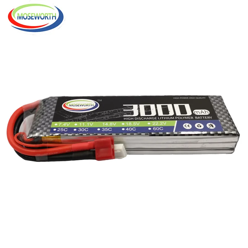Аккумулятор LiPo для радиоуправляемых игрушек 3S 11 1 В 3000 мАч 60C батареи