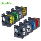 Labelife, 8 упаковок, 12 мм, совместима с этикетками DYMO D1 45010, 45013, 45016, 45017, 45018, 45019, 45022, 45023, для LableManager 160, 280
