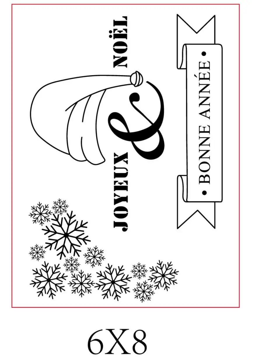 Французский прозрачный штамп для сделай сам скрапбукинга/изготовления карт