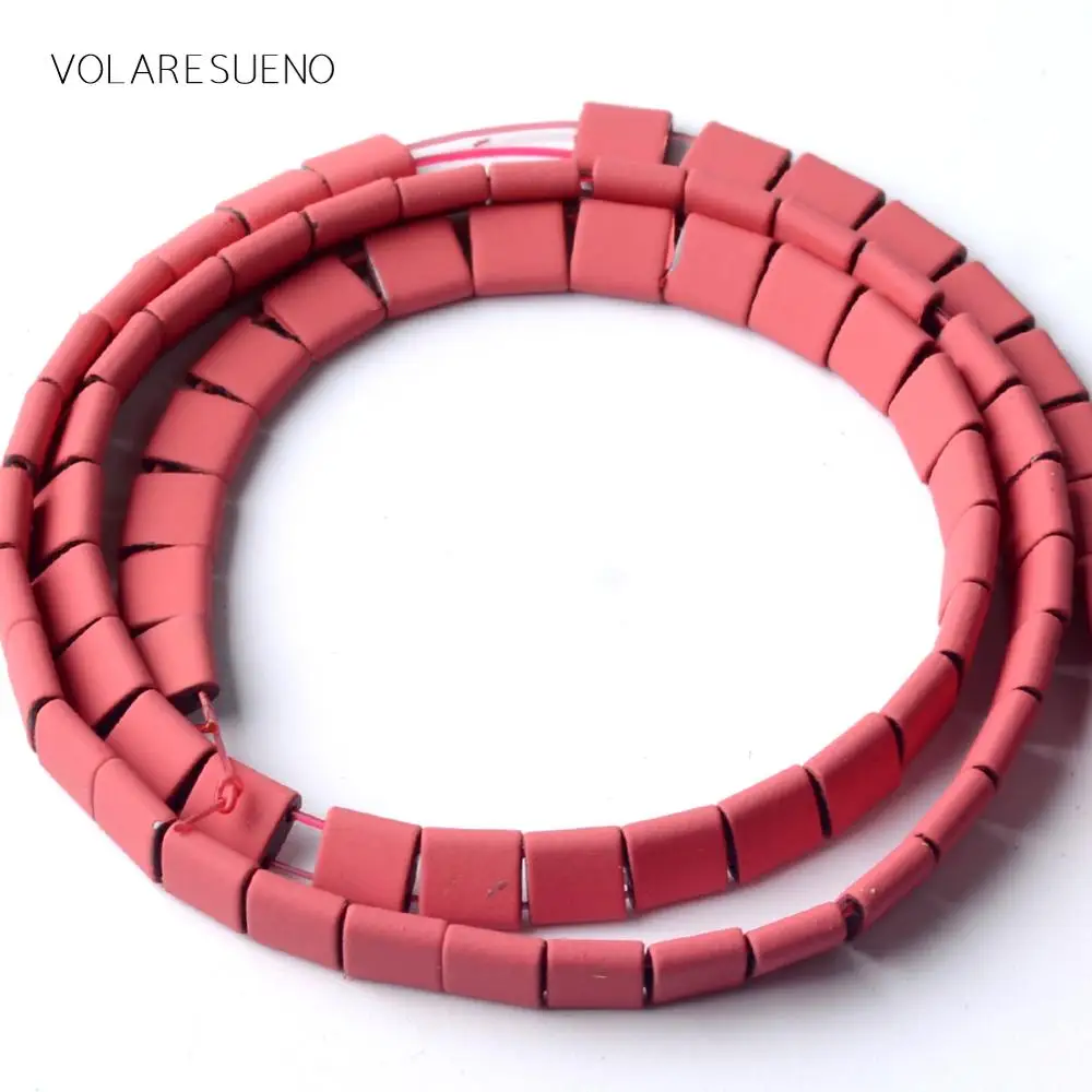 Красная роза гематит камень Натуральный из матовой резины квадратный Форма