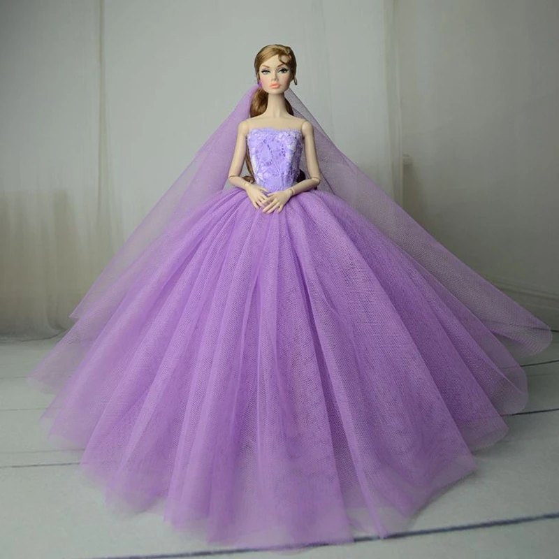 1/6 BJD Кукла одежда свадебное платье торжественное Красочное платье Игрушки для девочек SD игрушки для детей куклы ручной работы аксессуары BJD одежда - Цвет: ZJF163-05