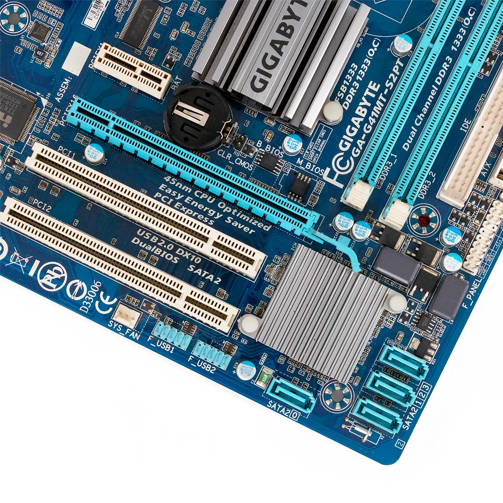 Материнская плата Gigabyte GA-G41MT-S2PT G41MT-S2PT G41 LGA 775 DDR3 8G SATA2 USB2.0 VGA Micro-ATX