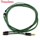 Thouliess HiFi 4,4 мм XLR 3,5 мм посеребренный OCC защитный коаксиальный кабель для наушников Shure SRH1540 SRH1840 SRH1440