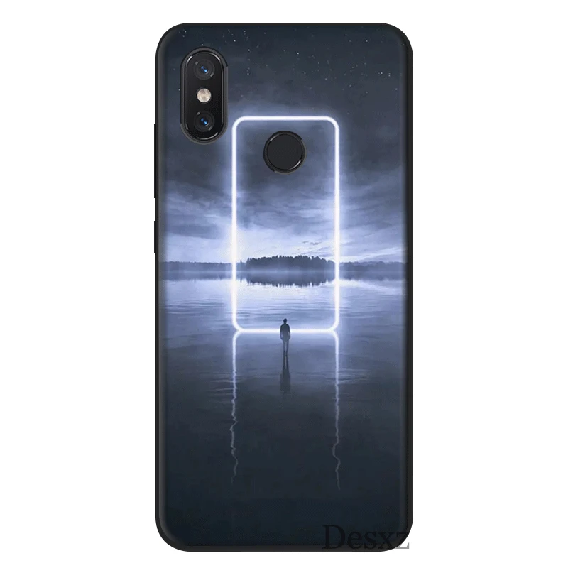 Gerleek мобильный чехол для телефона силиконовый Redmi Note 4 4X5 6 7 8 Pro 5A Prime k20 pro CoverSpace planet