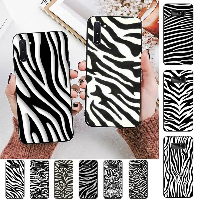 

TOPLBPCS Zebra print clip art animal Phone Case for Samsung Note 5 7 8 9 10 20 pro plus lite ultra A21 12 72
