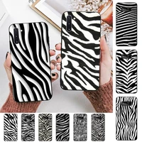 toplbpcs zebra print clip art animal phone case for samsung note 5 7 8 9 10 20 pro plus lite ultra a21 12 72