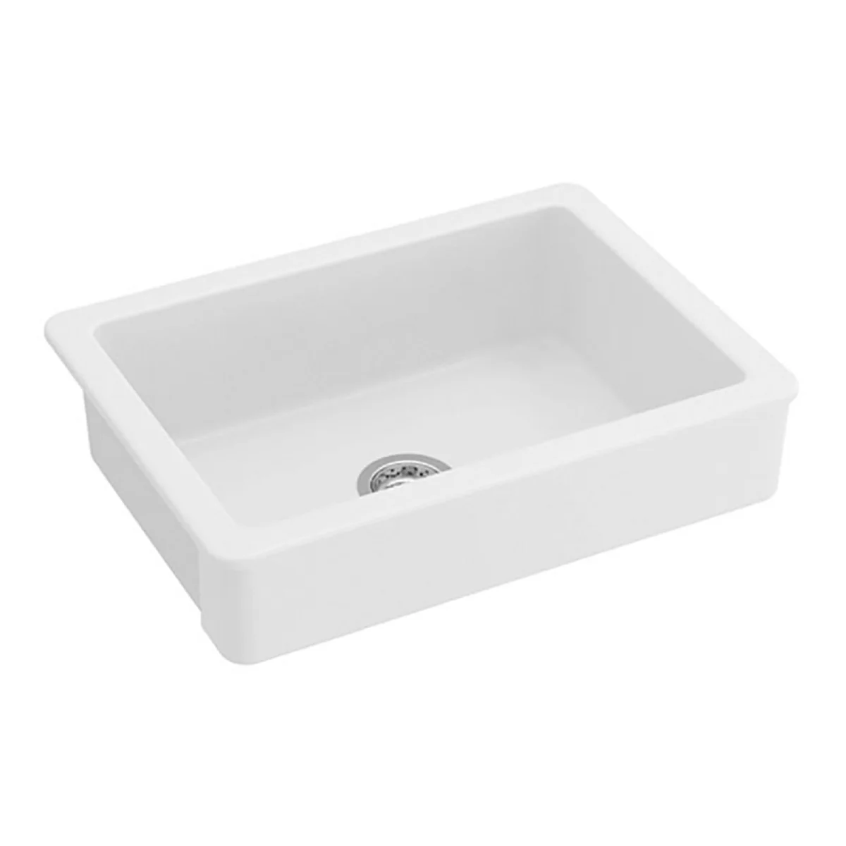 

30" W Farmhouse/Apron Front White Ceramic Kitchen Sink