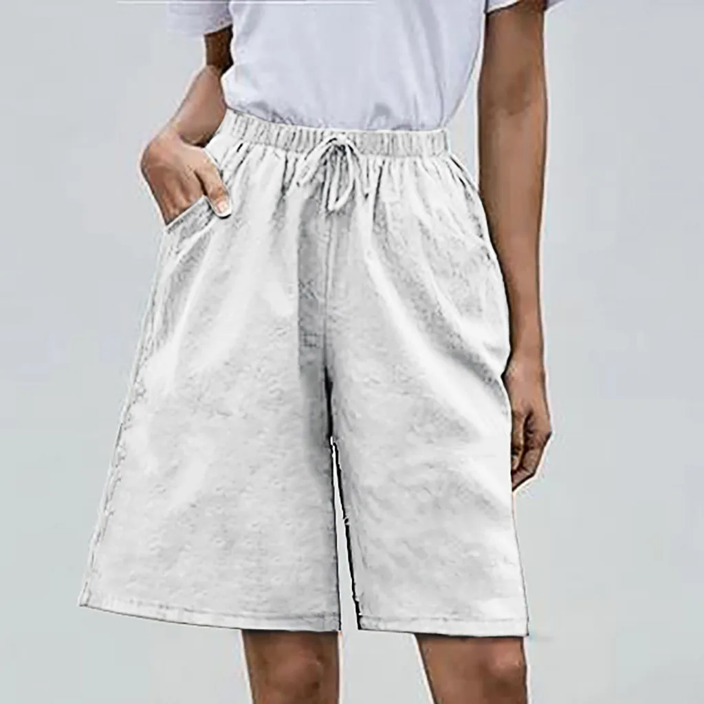 

Plus Size Women woman pants Solid Tightness Cropped Trousers Pocket Overalls Casual sweatpants women pantalon femme mujer