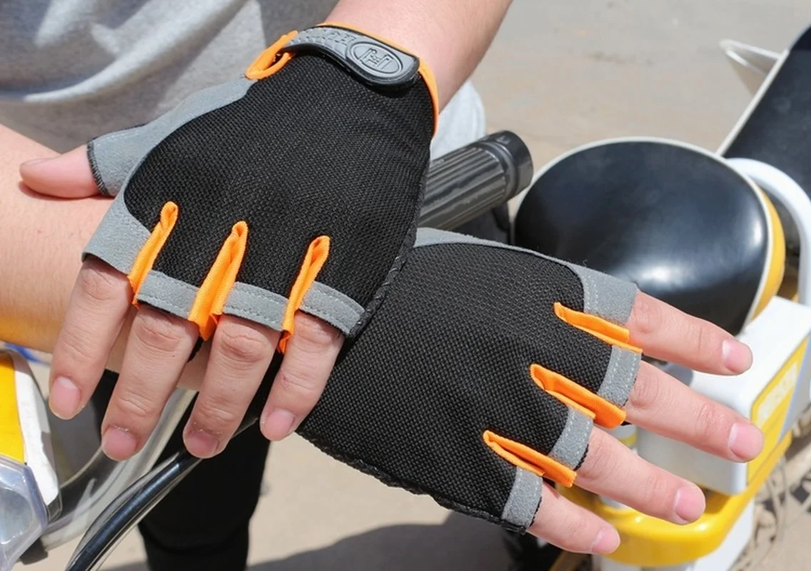 Дышащие перчатки без пальцев для рыбалки летние солнцезащитные