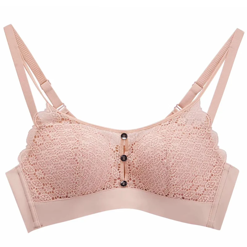 Новинка Женский костюм с кружевным бюстгальтером без косточек ультратонкое