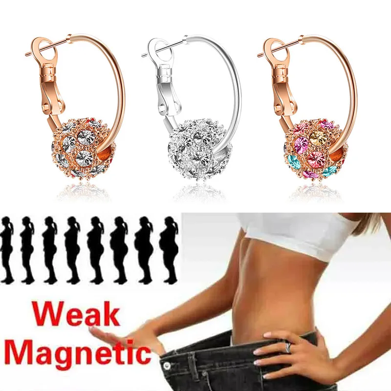 

New Grind Stainless Steel Healthcare Weight Loss Earrings Hand String Slimming Healthy Stimulating Acupoints Gallstone Earring