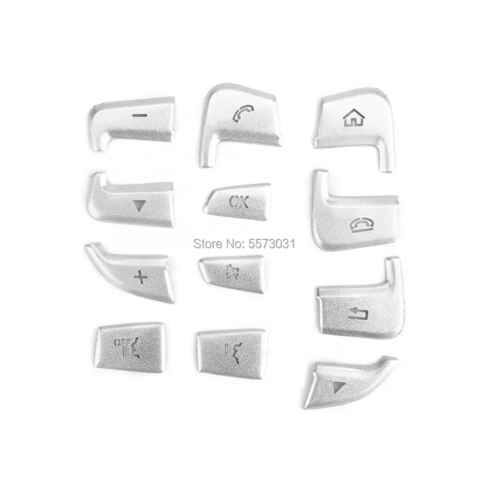 Авто интерьер автомобиля рулевое колесо Кнопка накладка алюминиевый сплав