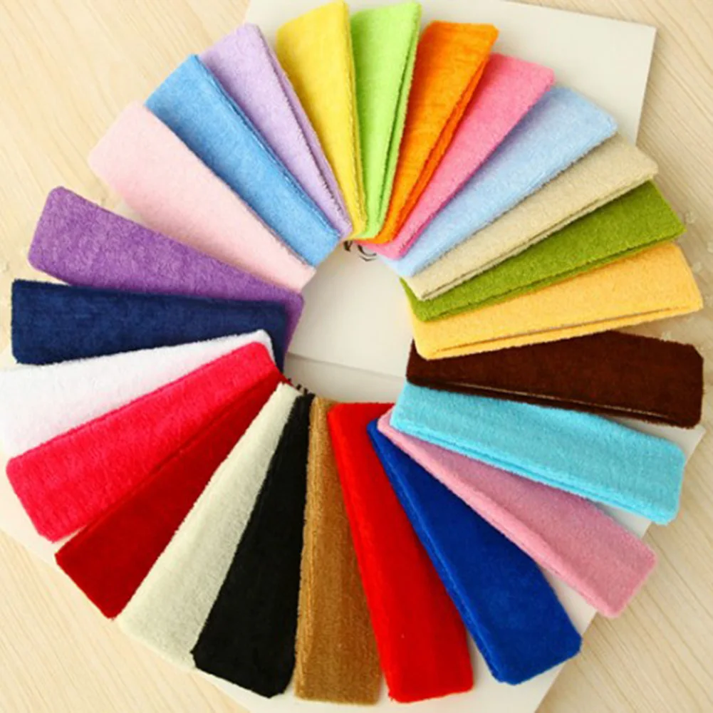 

Women Solid Color Absorbing Sweat Yoga Headband Elasticity Turban Sports Sweat Hair Bands Simple Hairband Hair Accessories 2021