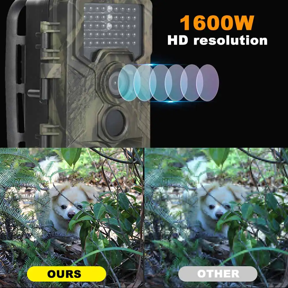 

Trail Camera 12MP 1080P Photo Trap Infrared Hunting Game Camera With Night Vision Waterproof Surveillance Tracking Camera