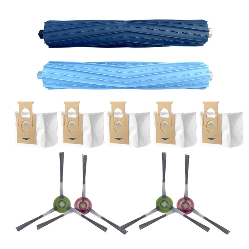 

Roller Main Brush Side Brushes Dust Bag for Ecovacs Deebot OZMO T9 AIVI T9 T9PRO T9 POWER