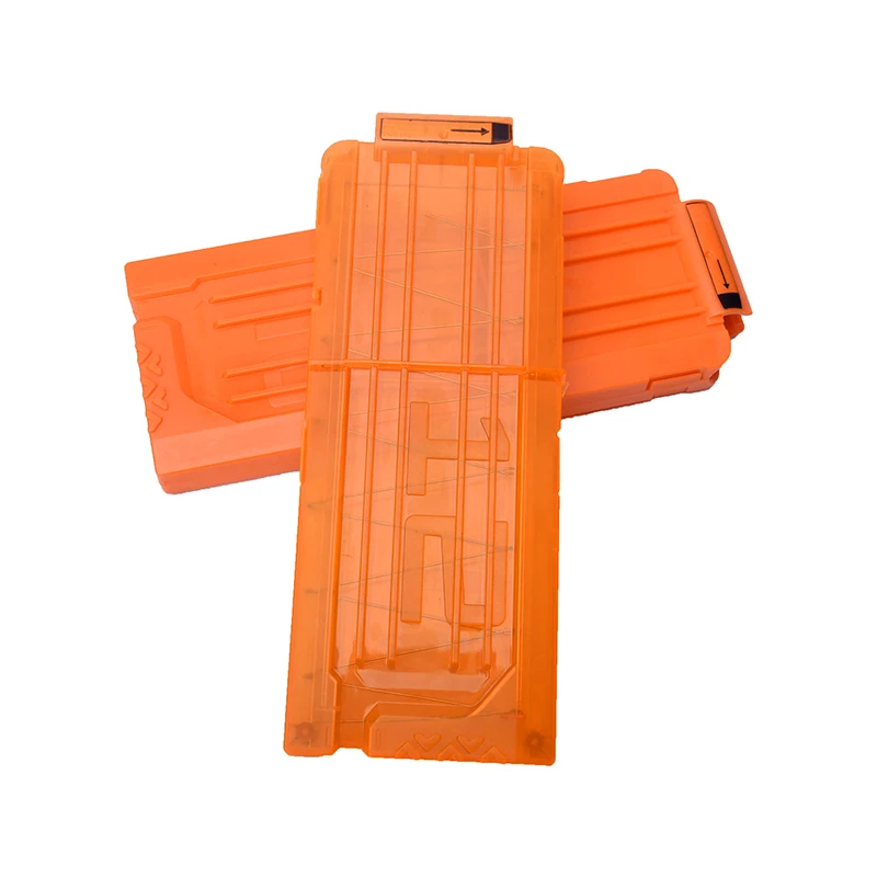 12 перезаряжаемый зажим оранжевый для магазина Nerf круглые дротики замена