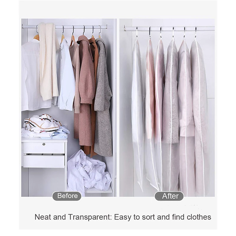 6 шт. водонепроницаемые мешки для одежды на молнии|Чехлы одежды| |