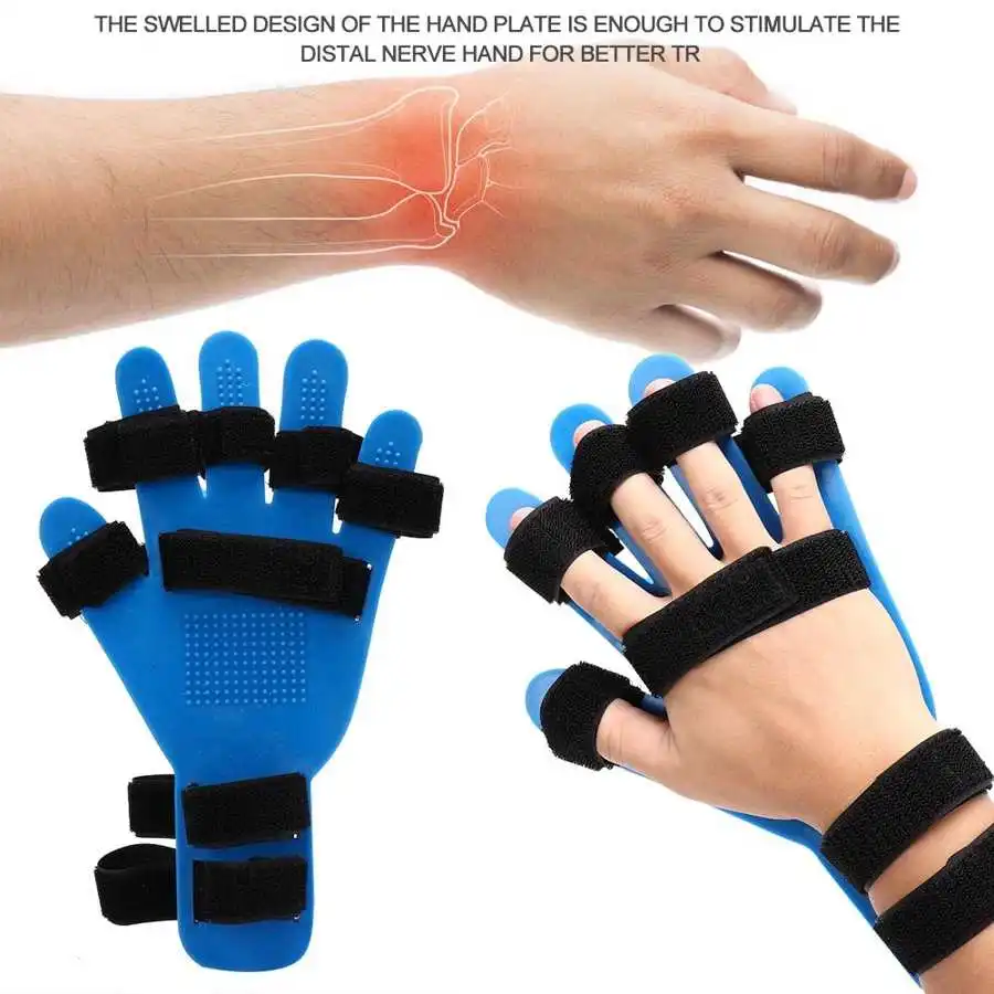 

Hand Wrist Finger Orthotics Extended Type Fingerboard for Stroke/Hemiplegia Hand Splint Training Support Finger Corrector Board