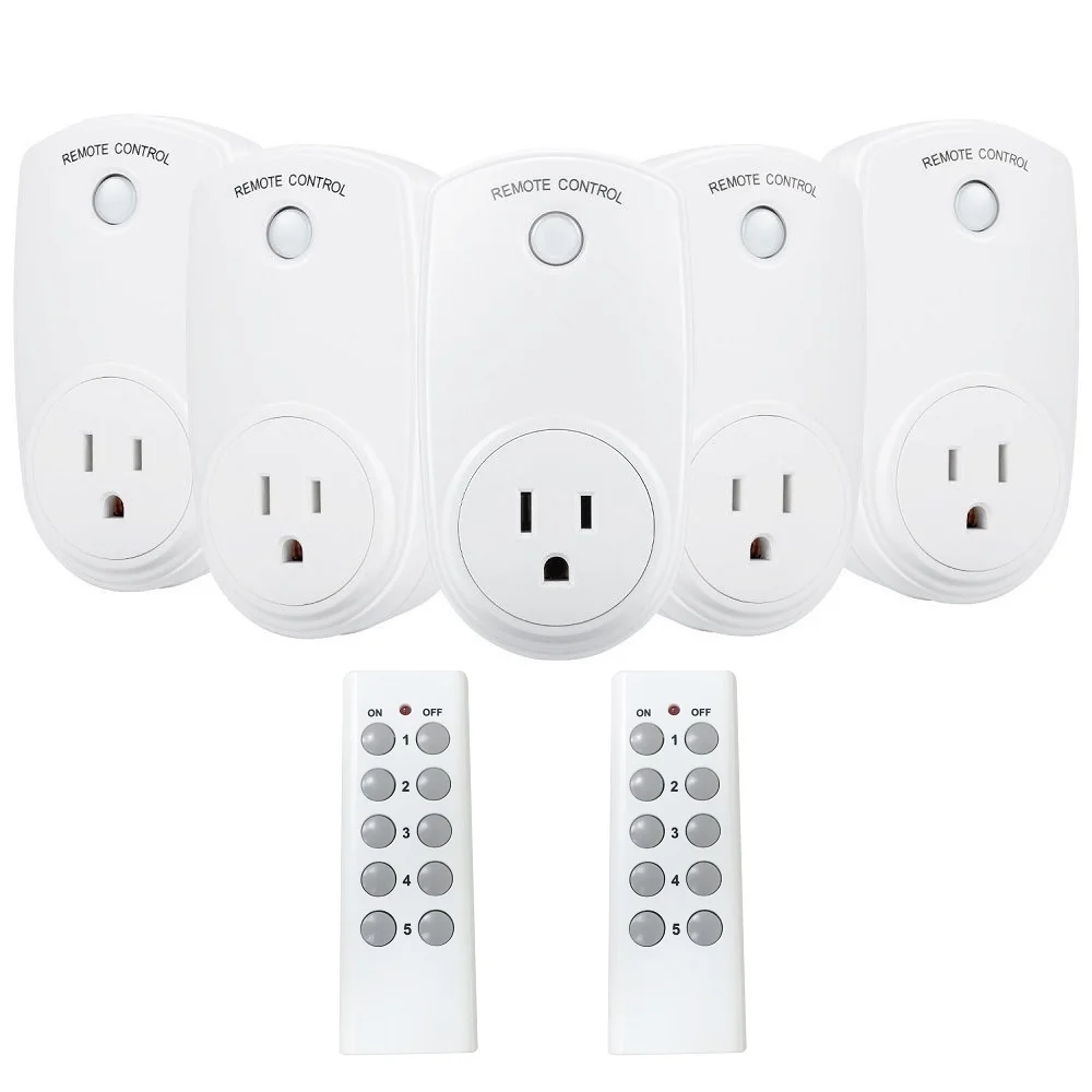 Универсальный 433 мгц радиочастотный пульт дистанционного управления 220 В розетка