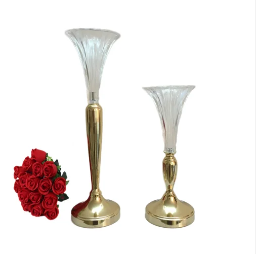 Роскошный девять стеклянных votive Hurricane crystal candelabra труба Свадебная ваза для