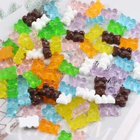 new 10pcs simulated bear candy for kids foam clay mud charms diy jewelry accessories kids toys gift