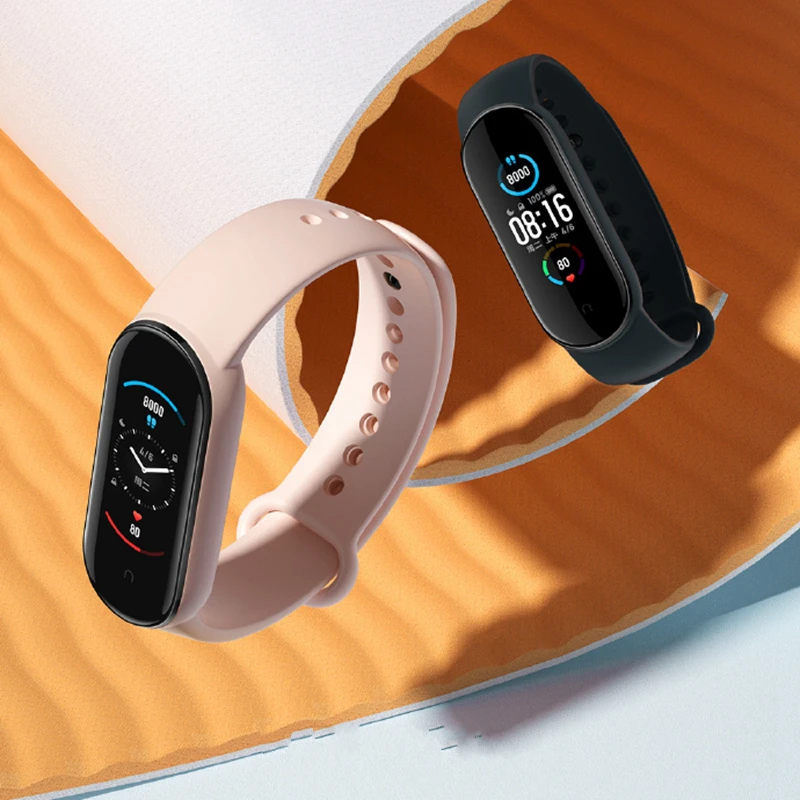 Xiaomi MI BAND 5 Глобальная версия Miband Браслет Спорт Смарт браслет NFC Часы