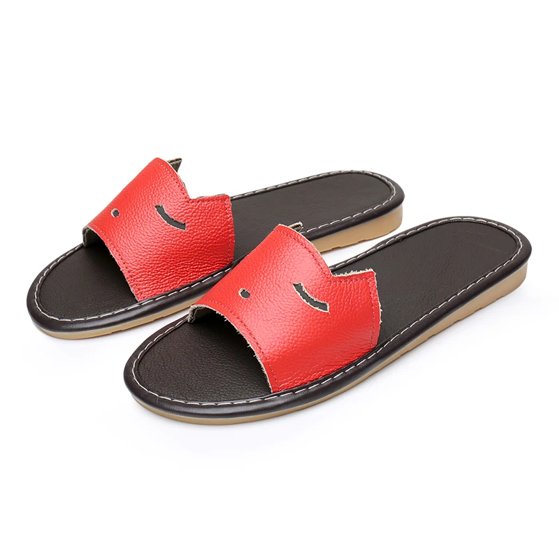 

Summer Indoor Slippers Women's Home Slippers Anti-slip Soft Massage Insole Couples Casual Home Shoes