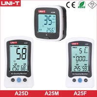 uni t a25da25fa25m air quality meters pm2 5 meter temperature measurement %c2%b0c%c2%b0f lcd backlight red backlight alarm