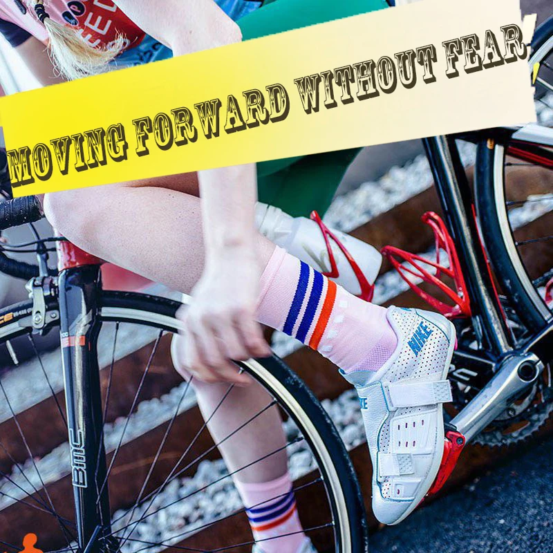 Женские носки для велоспорта Компрессионные средней длины велосипедные гонок