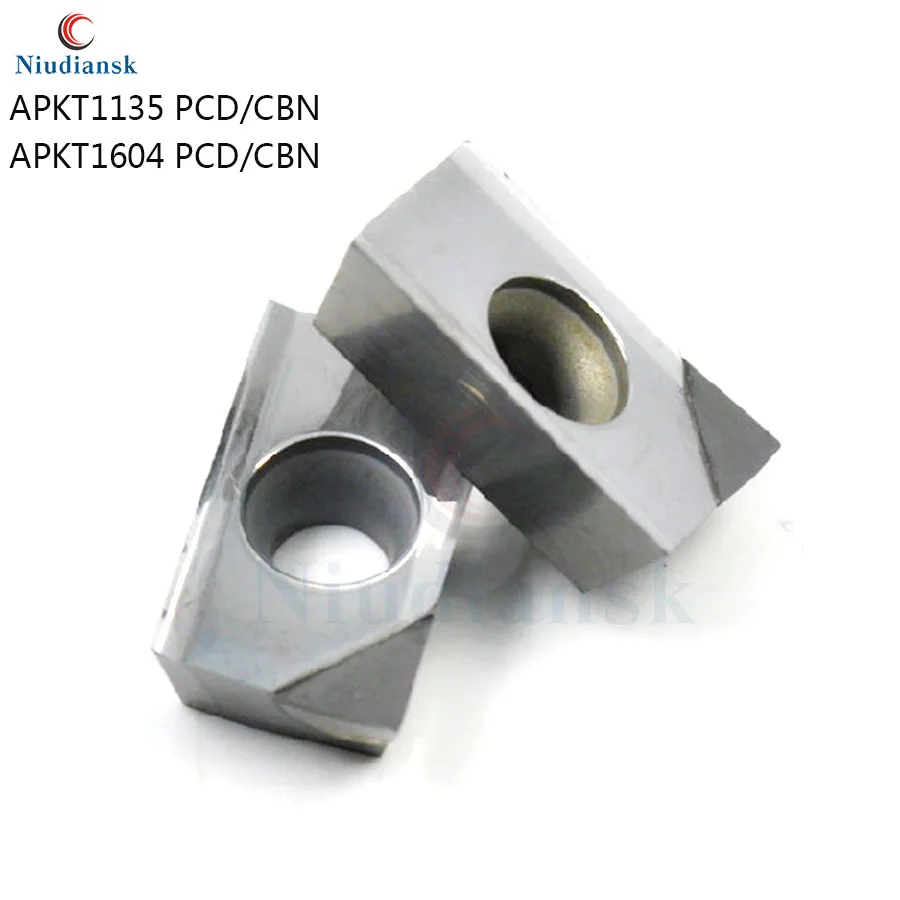 

APKT1135 APKT1604 PCD CBN APKT 1135 1604 PCD CBN Diamond Inserts Milling Turning Tool Milling Inserts CNC lathe Turning Inserts