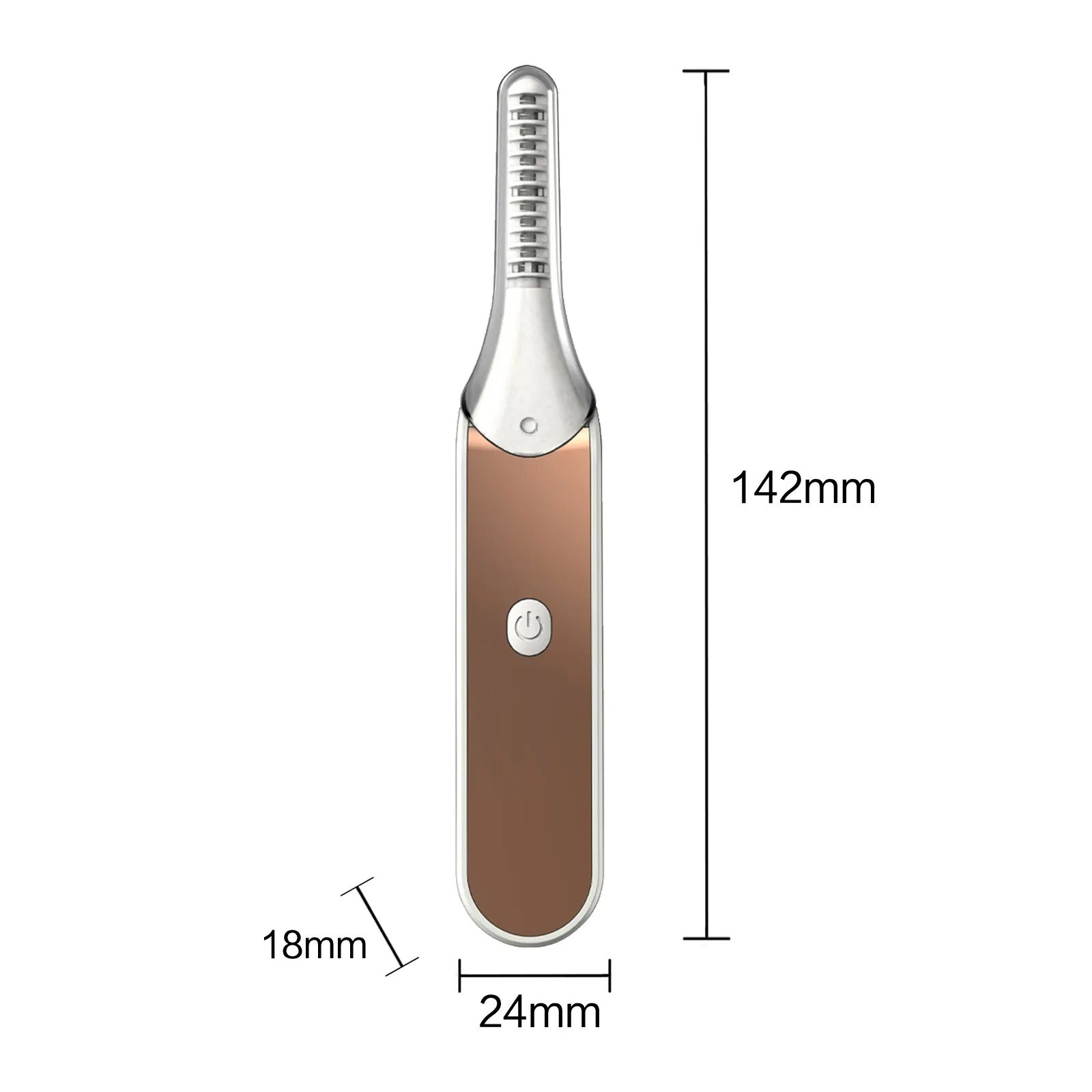 

Electric Heated Eyelash Curler Usb Rechargeable Eyelashes Curler Quick Heating Natural Curler Long Lasting Makeup