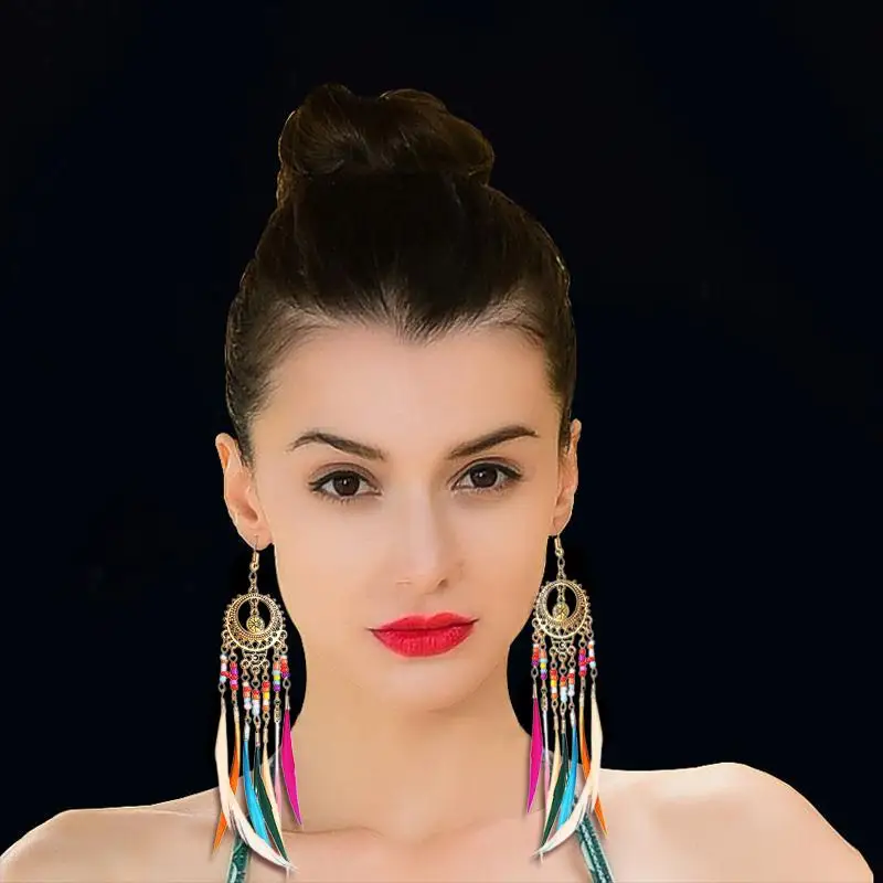 Богемные украшения wishspace в стиле ретро с вырезами оптовая продажа длинные