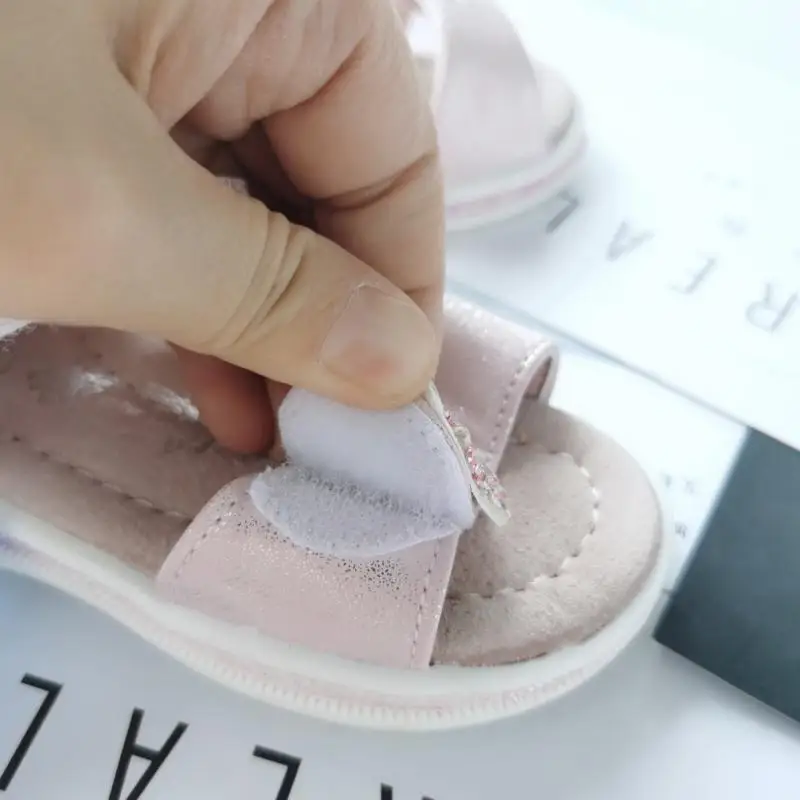 

Super Quality 1pair open toe Orthopedic Girl arch support Children Sandals,silver&pink Kids Shoes