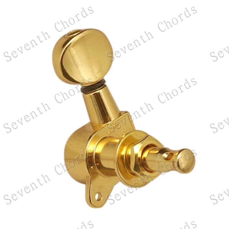 6R Золотой тюнер для электрогитары струны кнопки головки станка запчасти гитары