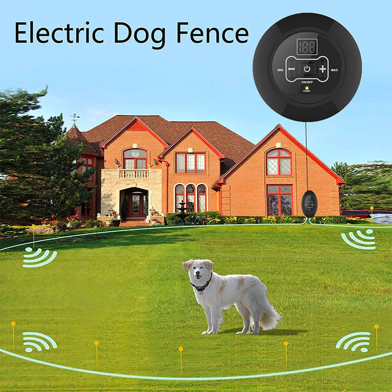 Электронный забор беспроводной тренажер для собак Электрический шок вибрация
