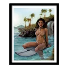 Алмазная вышивка Siya Oum доска для серфинга и девушка Горячая 5D алмазная живопись мозаичная картина ручной работы Стразы домашний декор