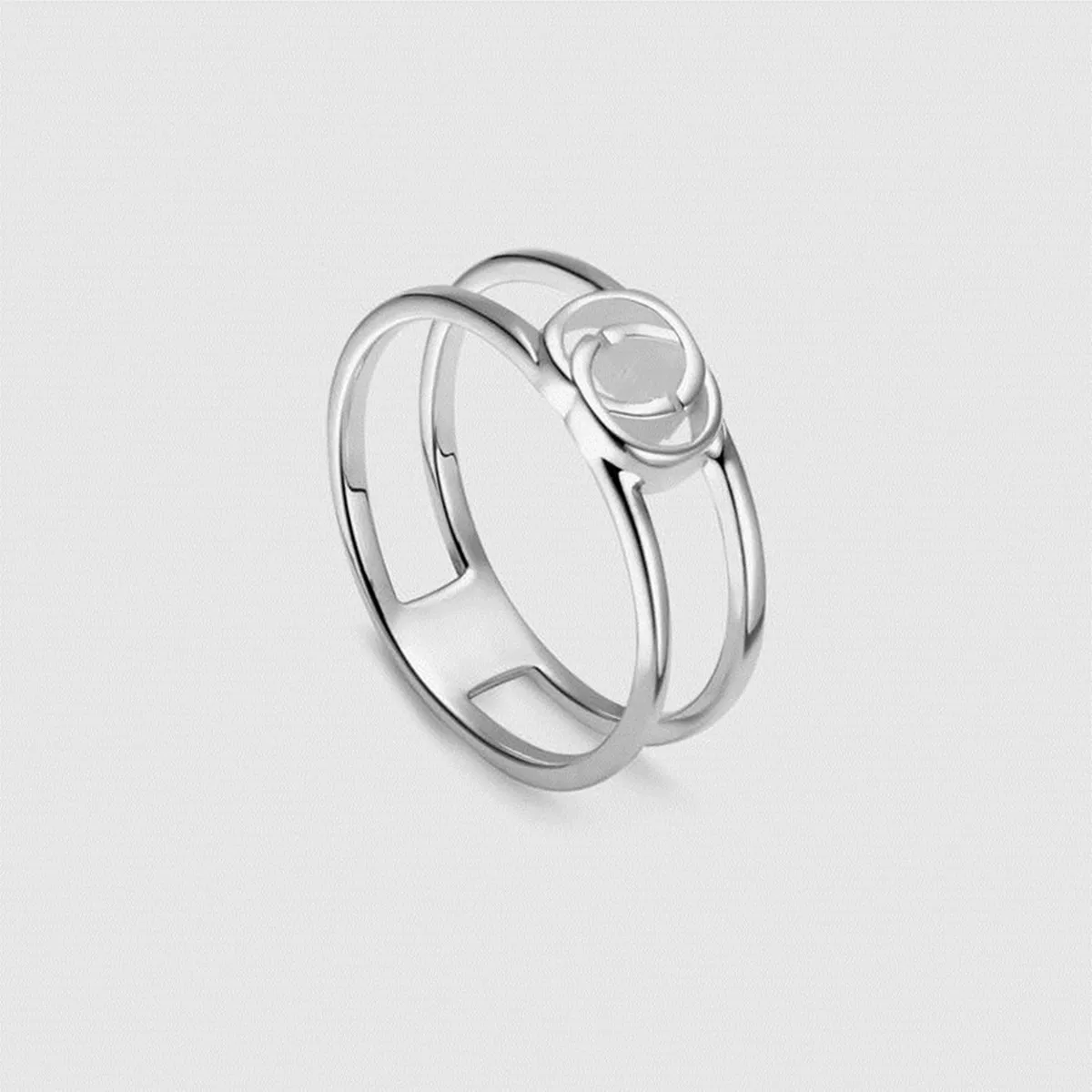 

Fashion new 1 button each narrow version of the ring