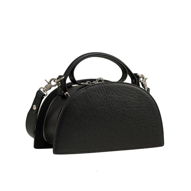 

Genuine leather totes Bags real leathe Semicircle bags cow leather shoulder bag