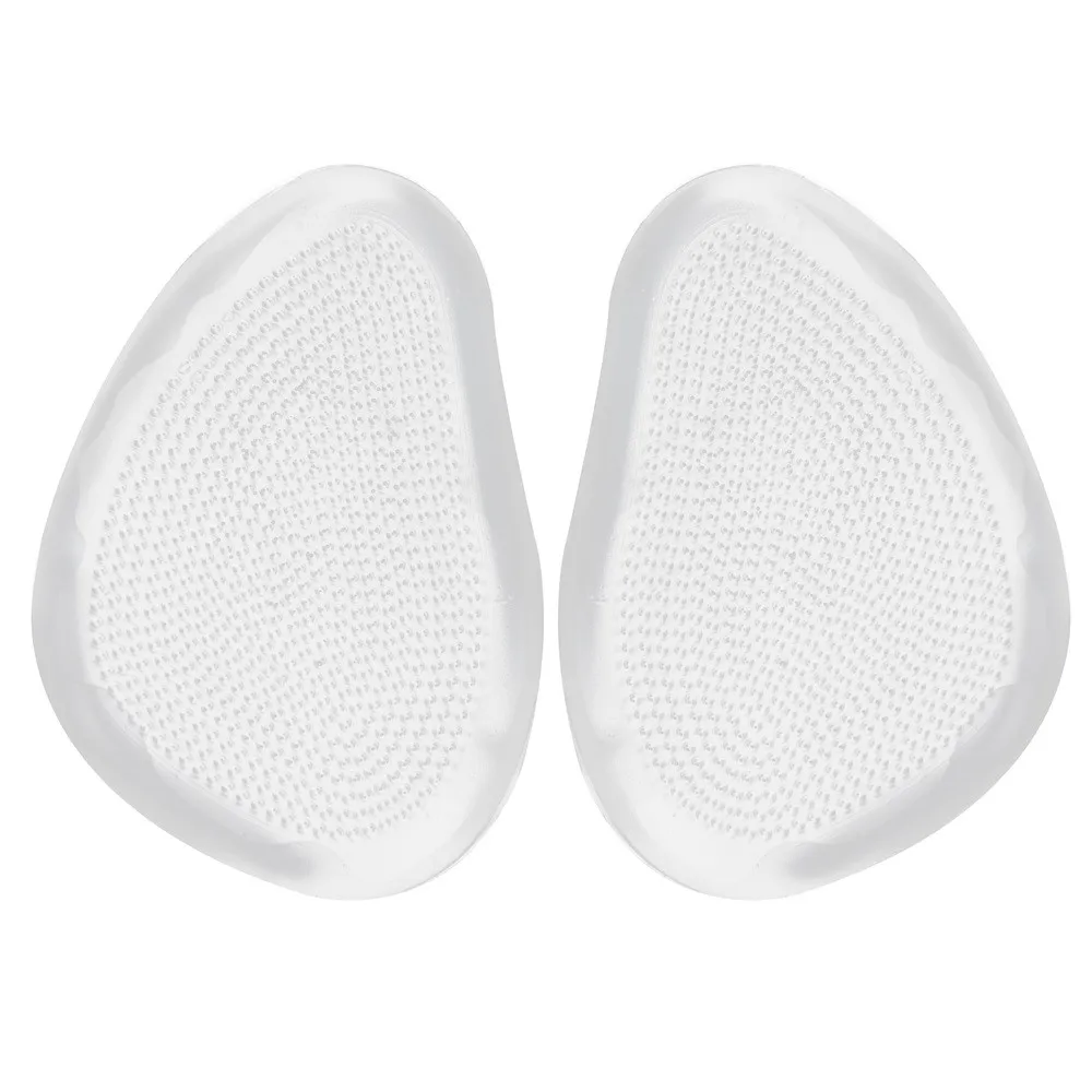 1 пара подушек для ног на высоком каблуке противоскользящая силиконовая стелька