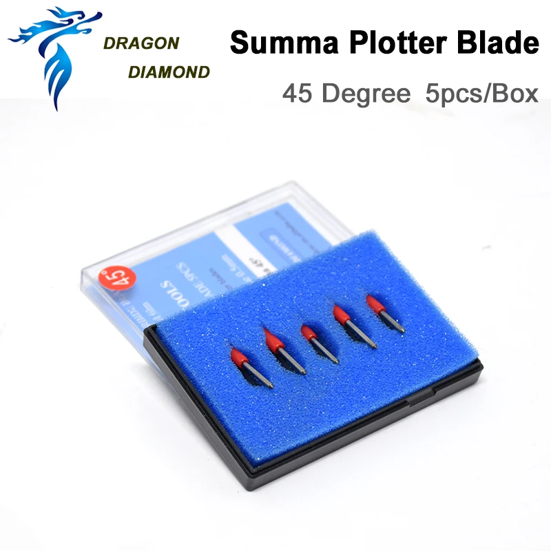 Режущие лезвия DRAGON DIAMOND Summa D 5 шт. 45 градусов резак для режущего плоттера - купить