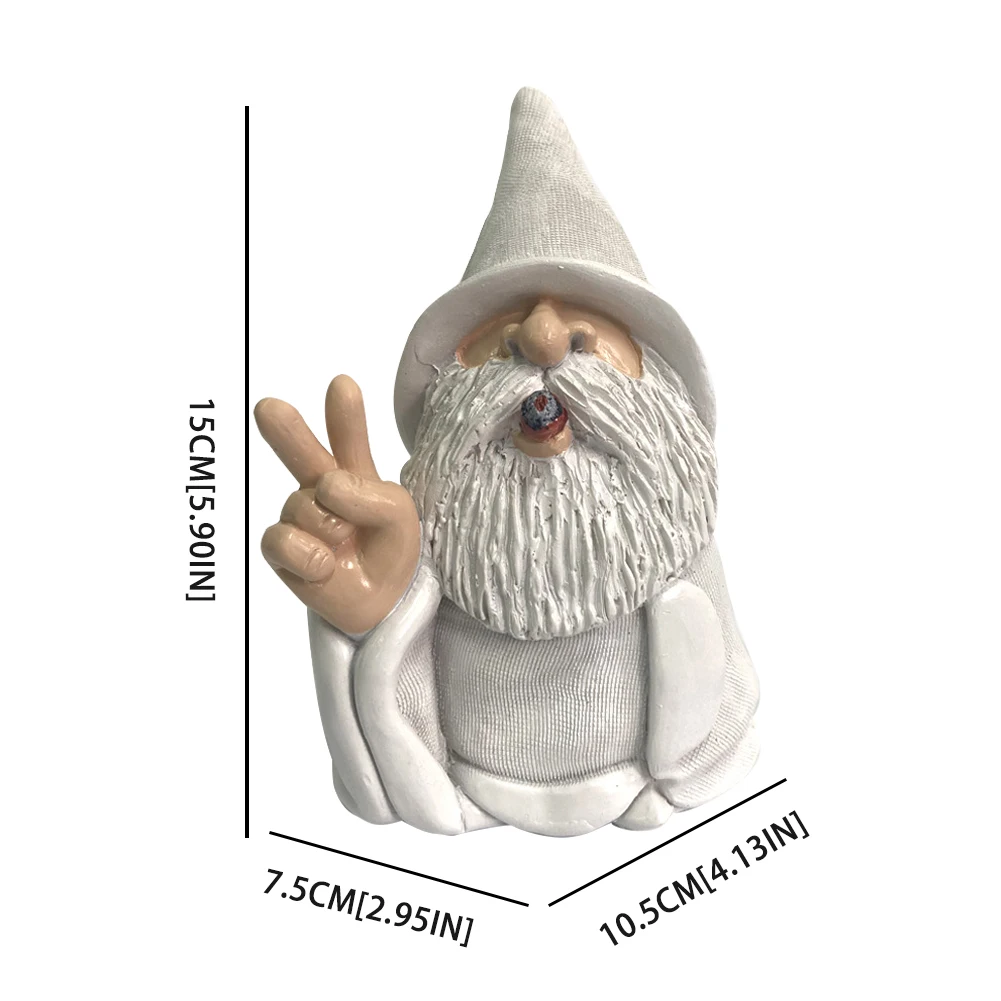 

Fairy Garden Resin Gnomes Garden Funny Dwarf Figures Craft Garden Decorative Statue Miniature Gnomes Figurines For House Decor