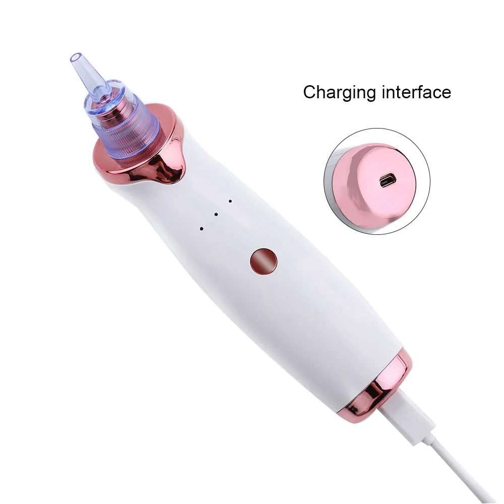 Ultrasonic Skin Scrubber + Blackhead Remover Facial Peeling Pore Cleaner Exfoliator Deep Cleaning Skincare | Красота и здоровье