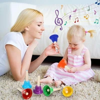 8 note colorful kid children musical toy 8pcs handbell bell instrument gift christmas percussion hand musical educational t s1w9
