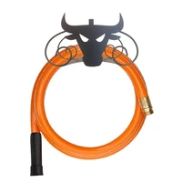 garden hose holder bison shape metal water pipe storage hanger anti wear anti rust anti corrosion garden storage accessories